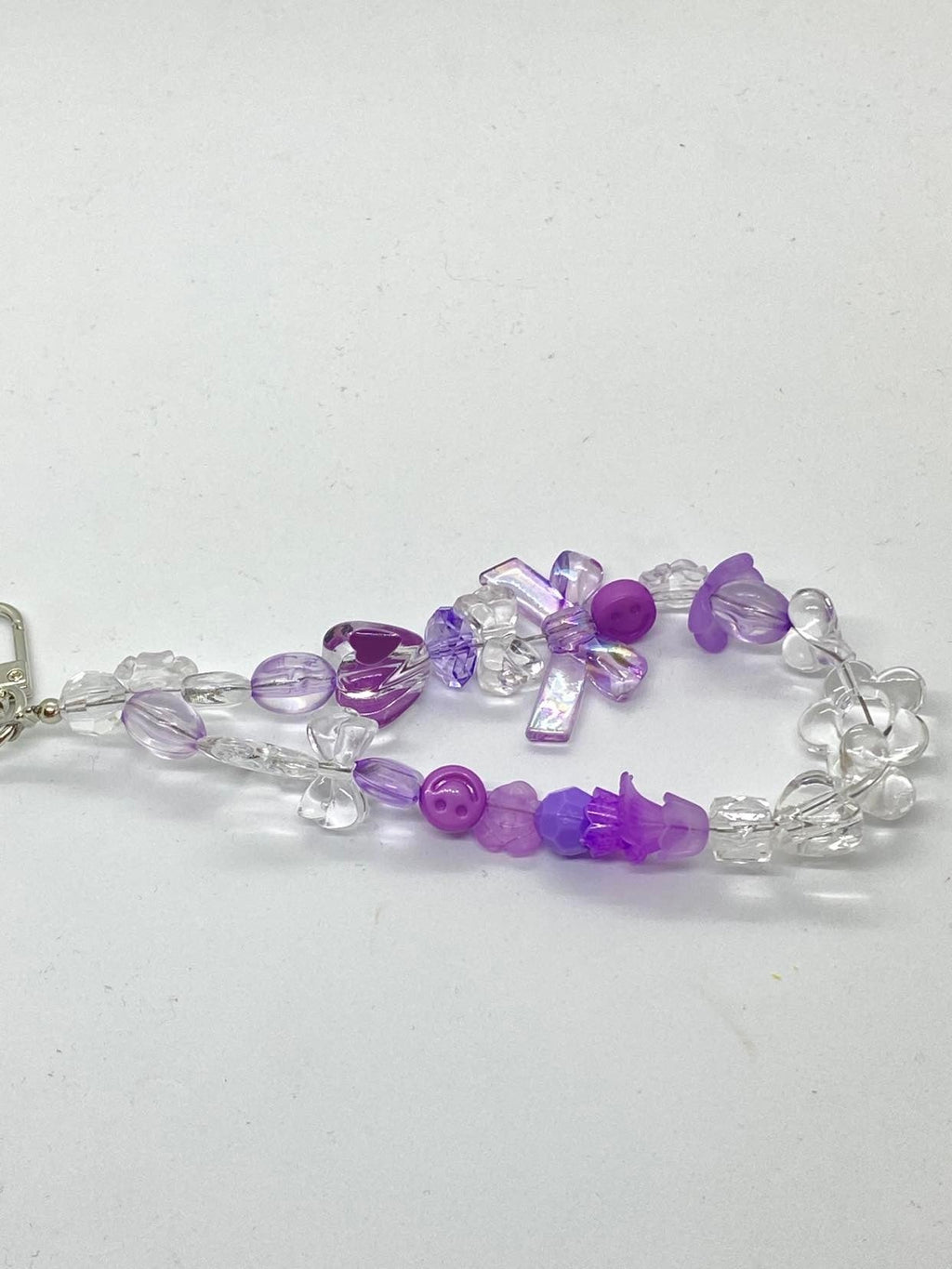 Phone Chain Purple Crystal #2