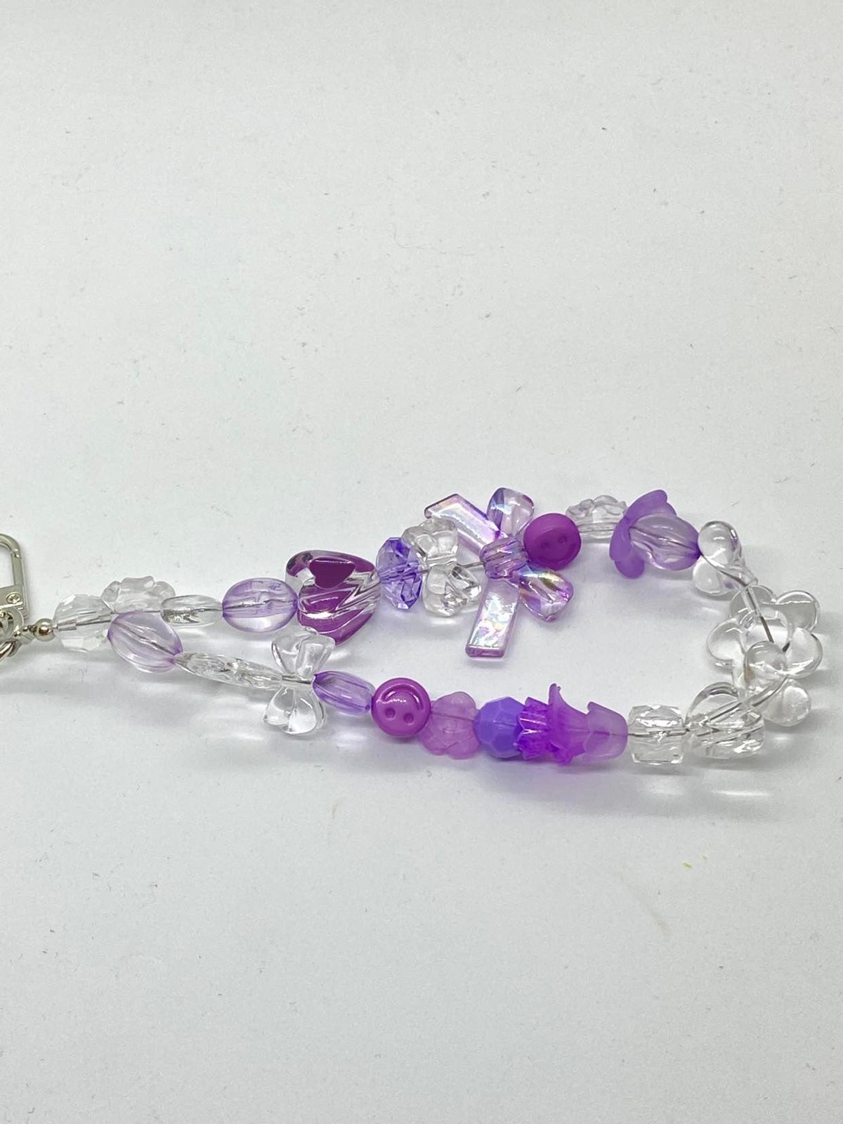 Phone Chain Purple Crystal #2