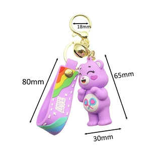 Care Bear Purple Keychain