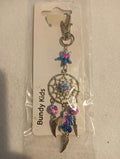 Pink/Blue Turtle Dream Catcher Keyring