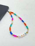 Phone Chain Beaded Love #19