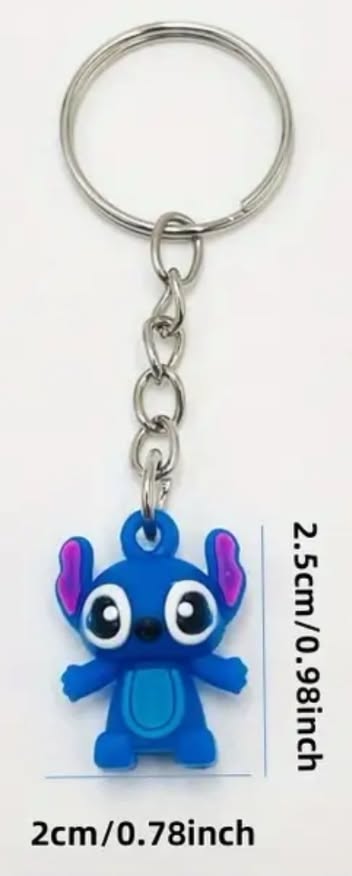 Blue Stitch Keyring