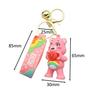 Care Bear Pink Keychain