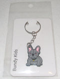 French Dog Keyring