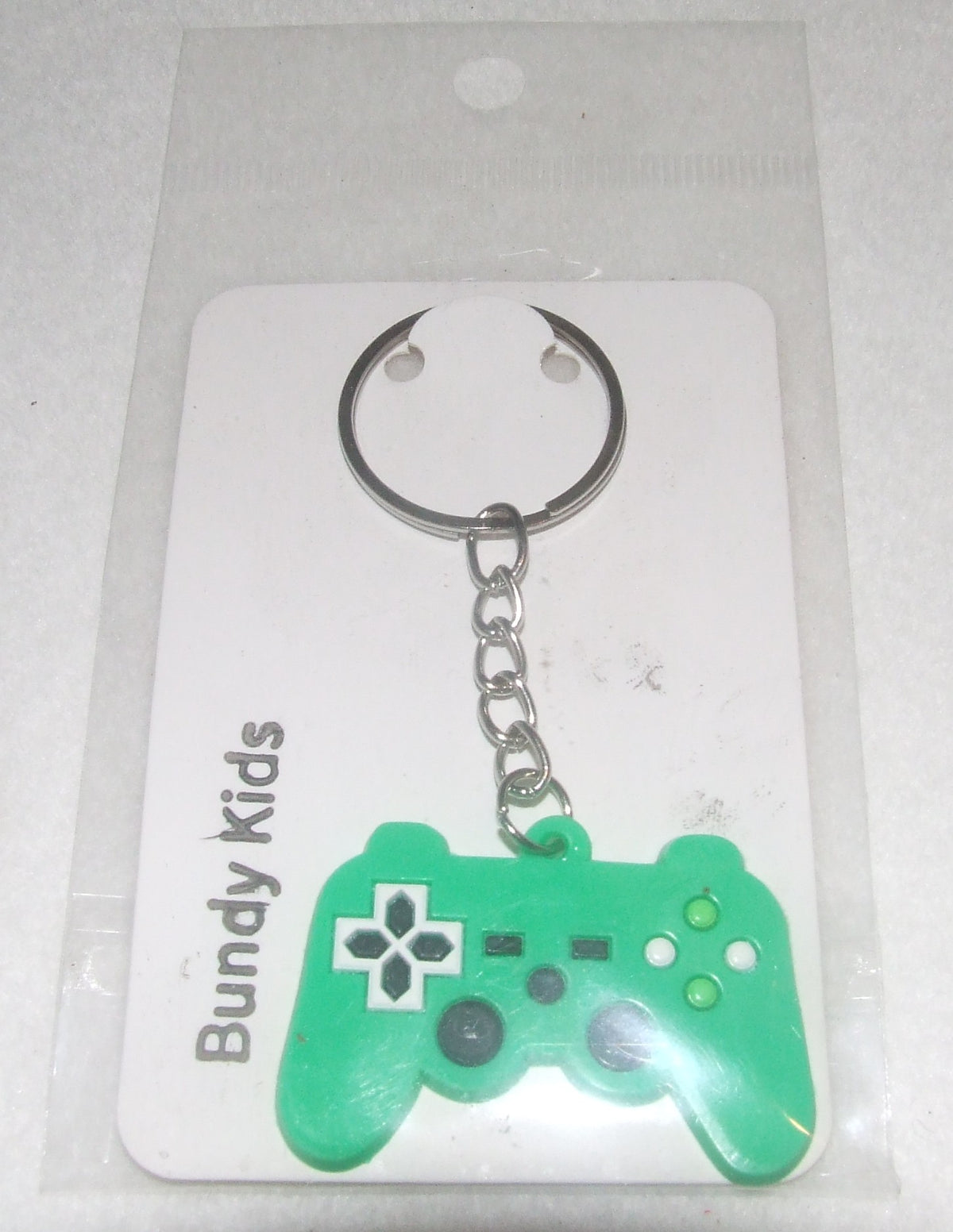 Green Game Controller Keyring
