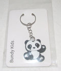 Waving Panda Keyring