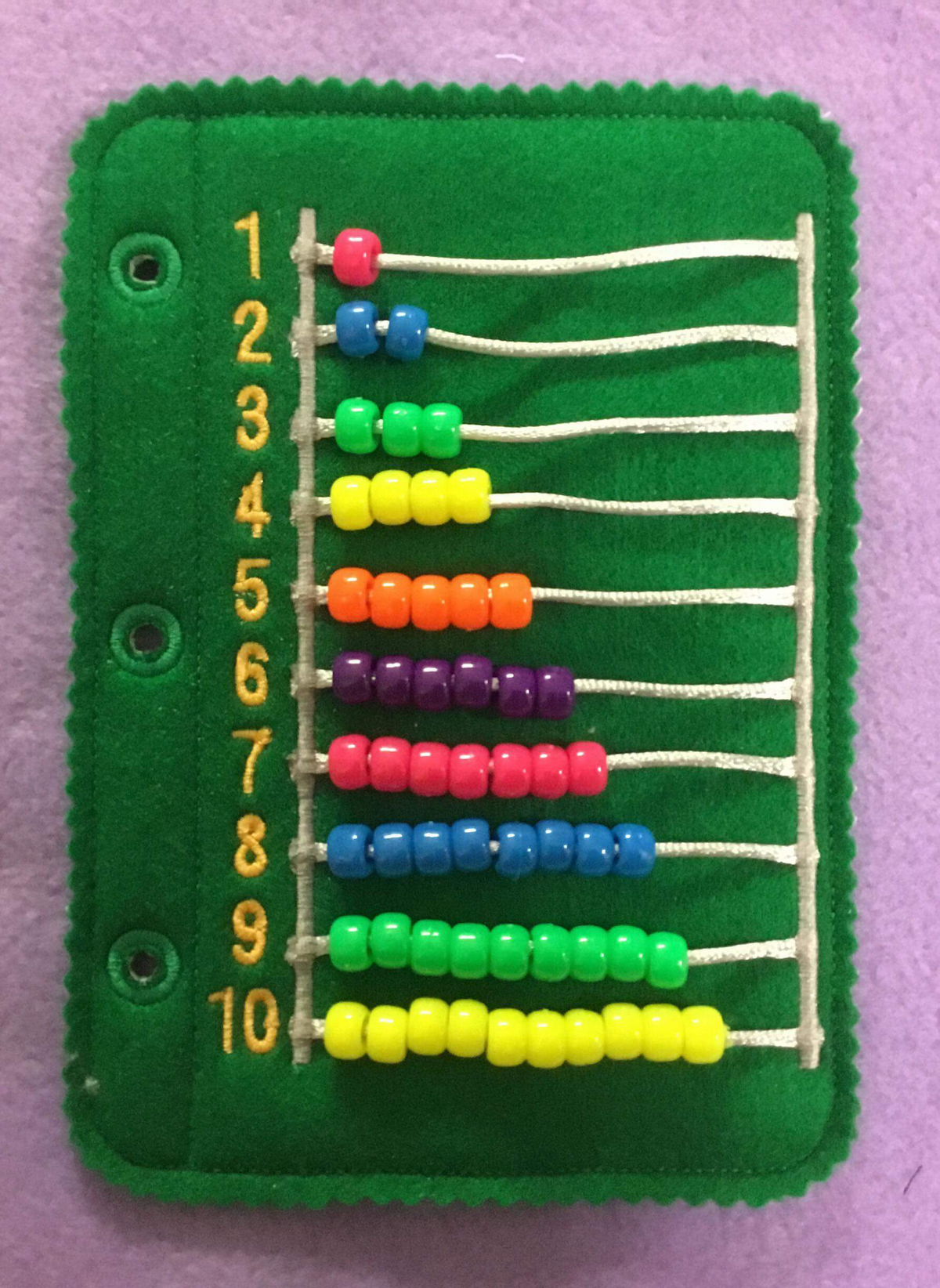 Counting Beads Page