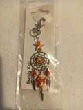 Brown/Yellow Turtle Dream Catcher Keyring